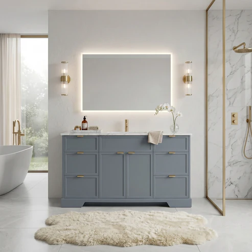 The Joseph 60" Custom Painted Bathroom Vanity