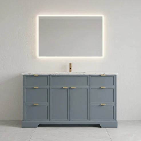 The Joseph 60" Custom Painted Bathroom Vanity - Image 3