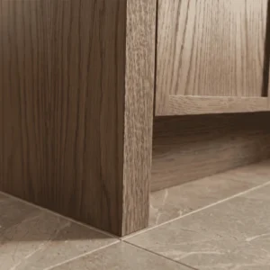 The Rosseau 30" White Oak Wood Bathroom Vanity