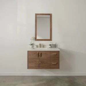 A-4 Flooting Right SIde Sink With 2 DrawersLef Side