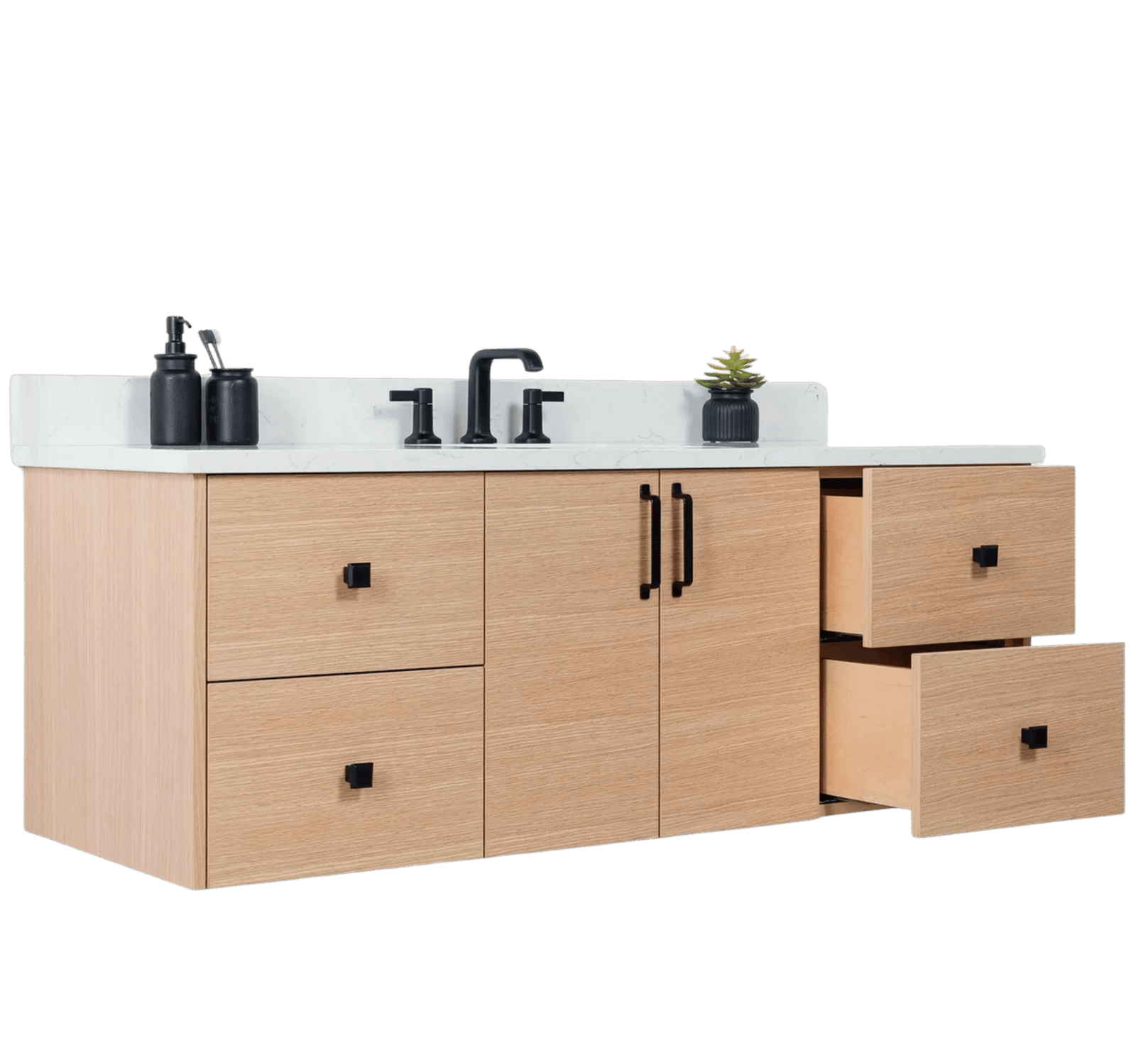 A-1 Flooting Single Sink 2 Doors